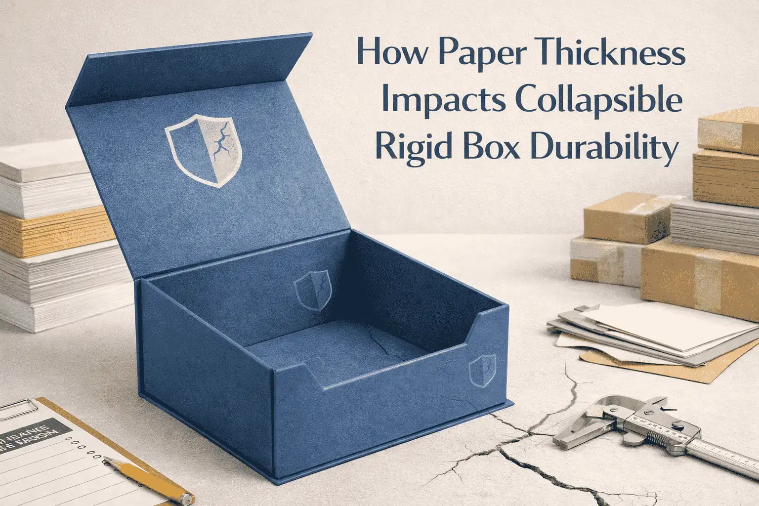 How Paper Thickness Impacts Collapsible Rigid Box Durability